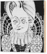 Hillary Queen Ei Wood Print