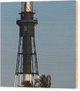 Hillsboro Inlet Lighthouse In The Evening Wood Print