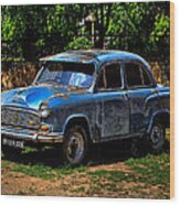 Hindustan Ambassador Classic Wood Print