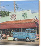 Historic Haleiwa Surf Town On The North Shore Of Oahu Wood Print