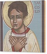 Holy Martyr St. Tarcisius Patron Of Altar Servers 271 Wood Print