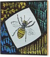 Honey Bee Wood Print