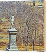 Honoring The American Heroes Of Gettysburg - 2 Wood Print
