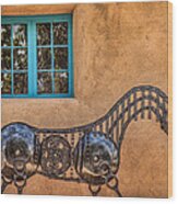 Horse By The Window Wood Print