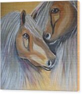 Horse Duo Wood Print