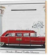 Horseshoe Fleetwood Cadillac Limousine Wood Print