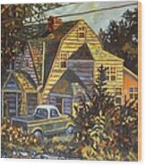 House In Christiansburg Wood Print