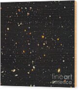 Hubble Ultra Deep Field Galaxies Wood Print