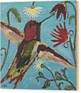Hummingbird No. 2 Wood Print