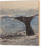 Humpback Wood Print