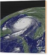 Hurricane Katrina Wood Print