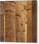 Hypostyle Karnak Wood Print