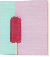 Ice Cream Ice Lolly Wood Print