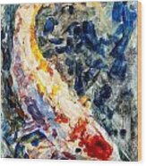 Impressionistic Koi Wood Print