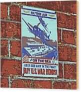 In The Air And On The Sea Poster Wood Print