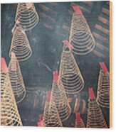 Incense Coils Wood Print