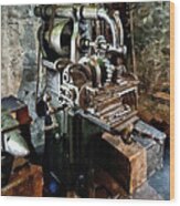 Industrial Gear Cutting Machine Wood Print