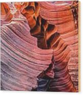 Into Antelope Canyon 2 Wood Print