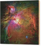 Into The Orion Nebula Wood Print