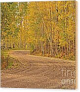 Inviting Bend Wood Print