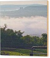 Ithaca College Across The Valley Wood Print