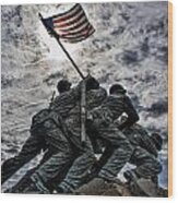 Iwo Jima Wood Print