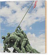 Iwo Jima Monument Ii Wood Print