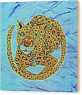 Jaguar At Rest Wood Print
