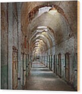 Jail - Eastern State Penitentiary - Endless Torment Wood Print