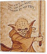 Jedi Yoda Wisdom Wood Print