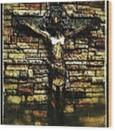 Jesus Coming Into View Wood Print