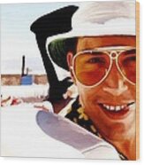 Johnny Depp @ Fear And Loathing In Las Vegas Wood Print