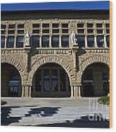 Jordan Hall Stanford California Wood Print