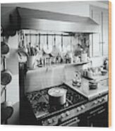 Julia Childs Kitchen In Her House In Cambridge Wood Print