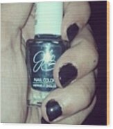 @juliegbeauty #black Sheep Wood Print