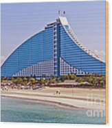 Jumeirah Beach Hotel, Dubai Wood Print