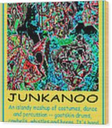 Junkanoo Poster Wood Print