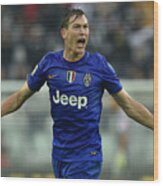 Juventus Fc V Parma Fc - Serie A Wood Print
