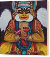 Kathakali.. Lord Shiva Wood Print