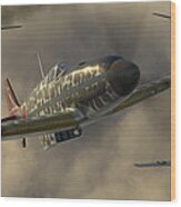 Ki-61 Tony -- Kobayashi Wood Print