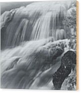 King Creek Falls Wood Print