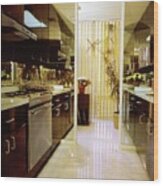 Kitchen In Olympic Tower Wood Print