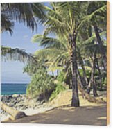 Kuau Cove Beach Paia Maui North Shore Hawaii Wood Print