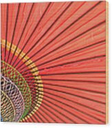 Kyoto Umbrella Wood Print