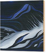 Labrador Blue Mountain Wood Print