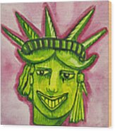 Lady Liberty Tillie Wood Print