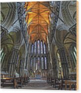 Lady Chapel Vertorama Wood Print