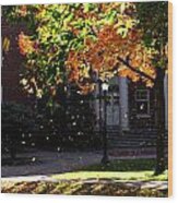 Lafayette College Easton Pa In Autumn Wood Print