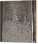 Lafitte's Blacksmith Shop Bar Wood Print