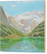 Lake Louise Wood Print